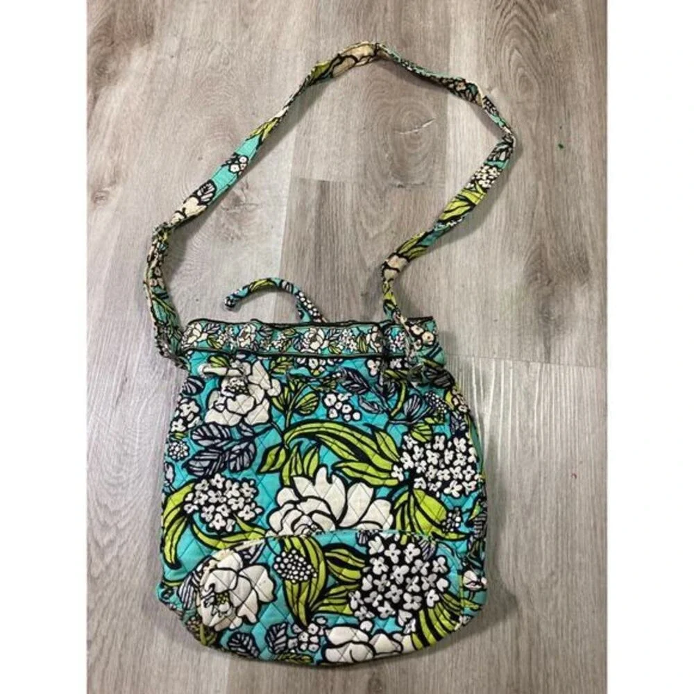 Vera Bradley Island Blooms Cinch-Top Backpack Multicolored Women's